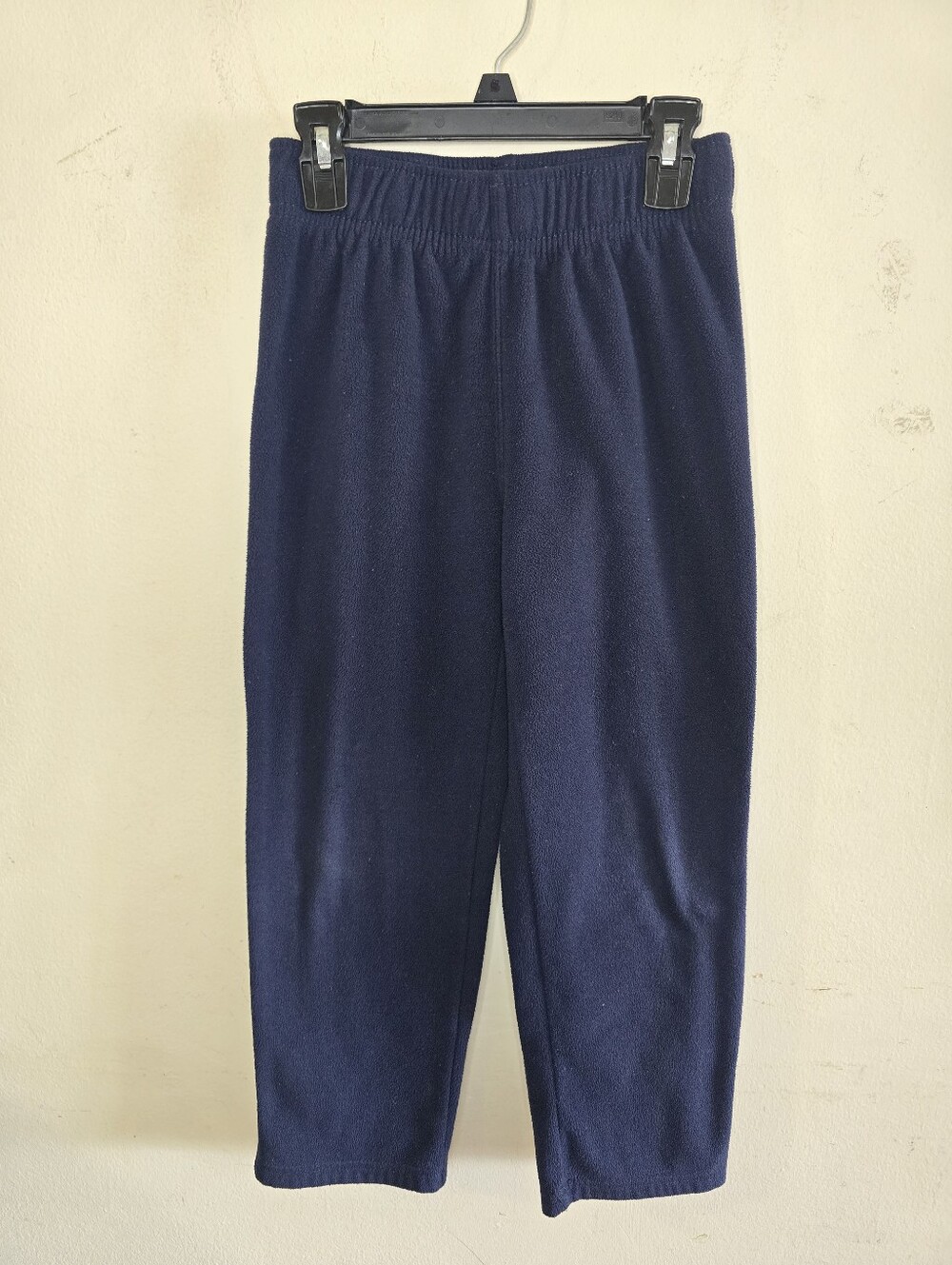 The Childrens Place Boys Fleece Pants Size 7/8 Navy Blue Pull On Sweatpants Soft